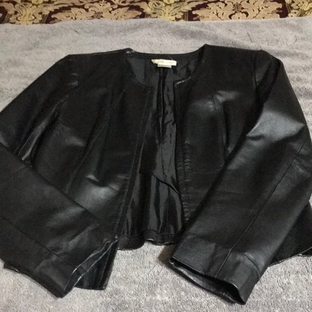 Newport News Black Leather Jacket